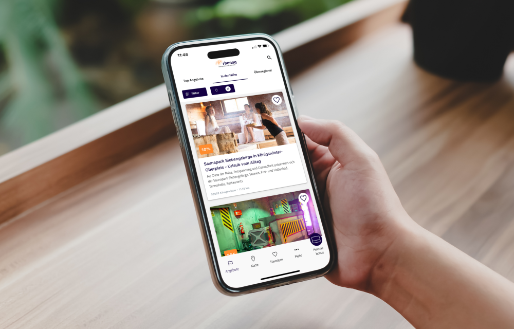 Digital sparen mit dem rhenag Heimatbonus