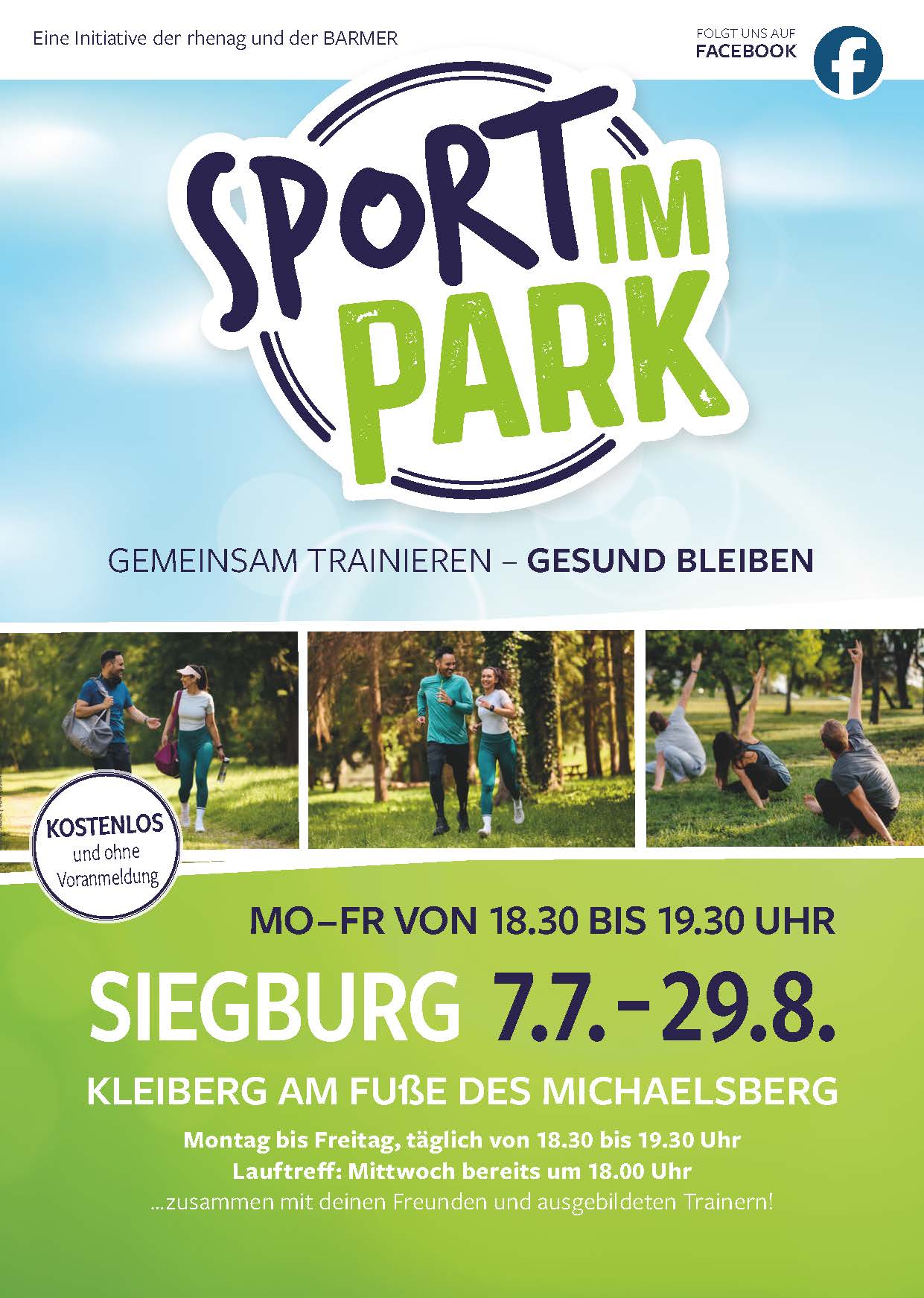 Sport im Park 2025 Plakat 1 Sport im Park 2025 Plakat Vorderseite