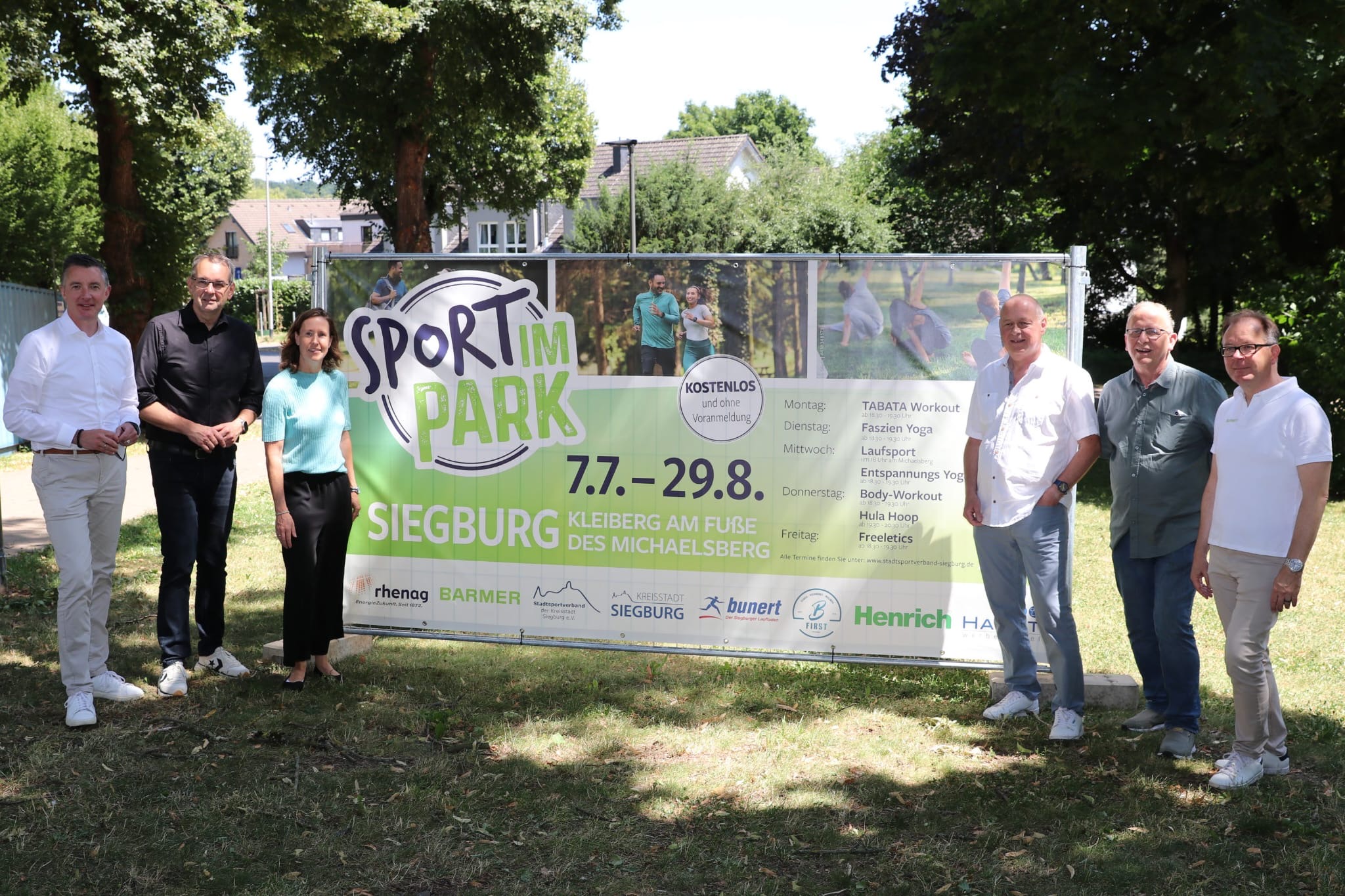Sport im Park 2025 Eröffnung Eröffnung von Sport im Park 2025