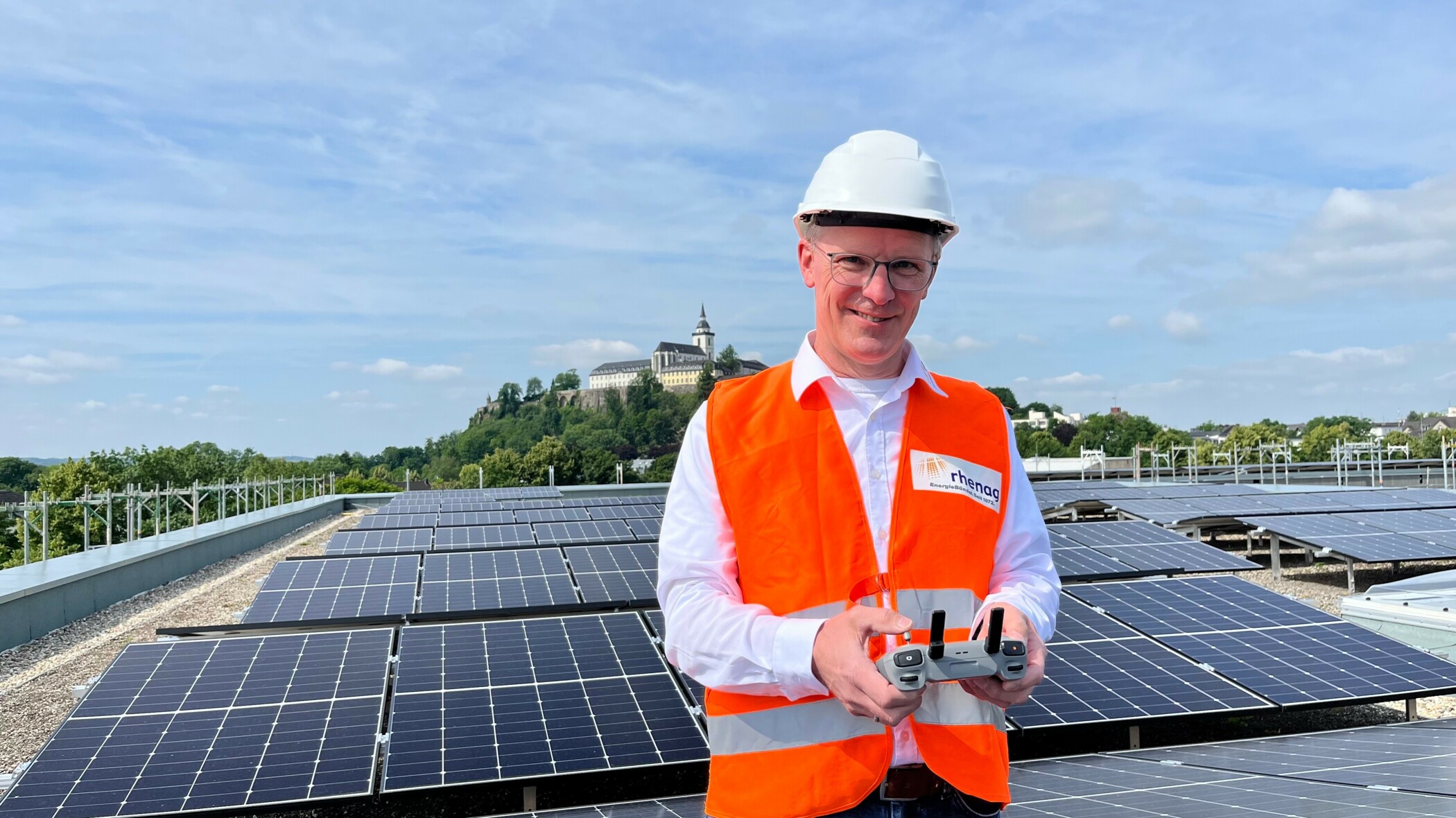 Thomas Beckers, Geschäftsfeldentwicklung im Bereich Energiedienstleistungen, insbesondere Photovoltaik, bei rhenag Energie