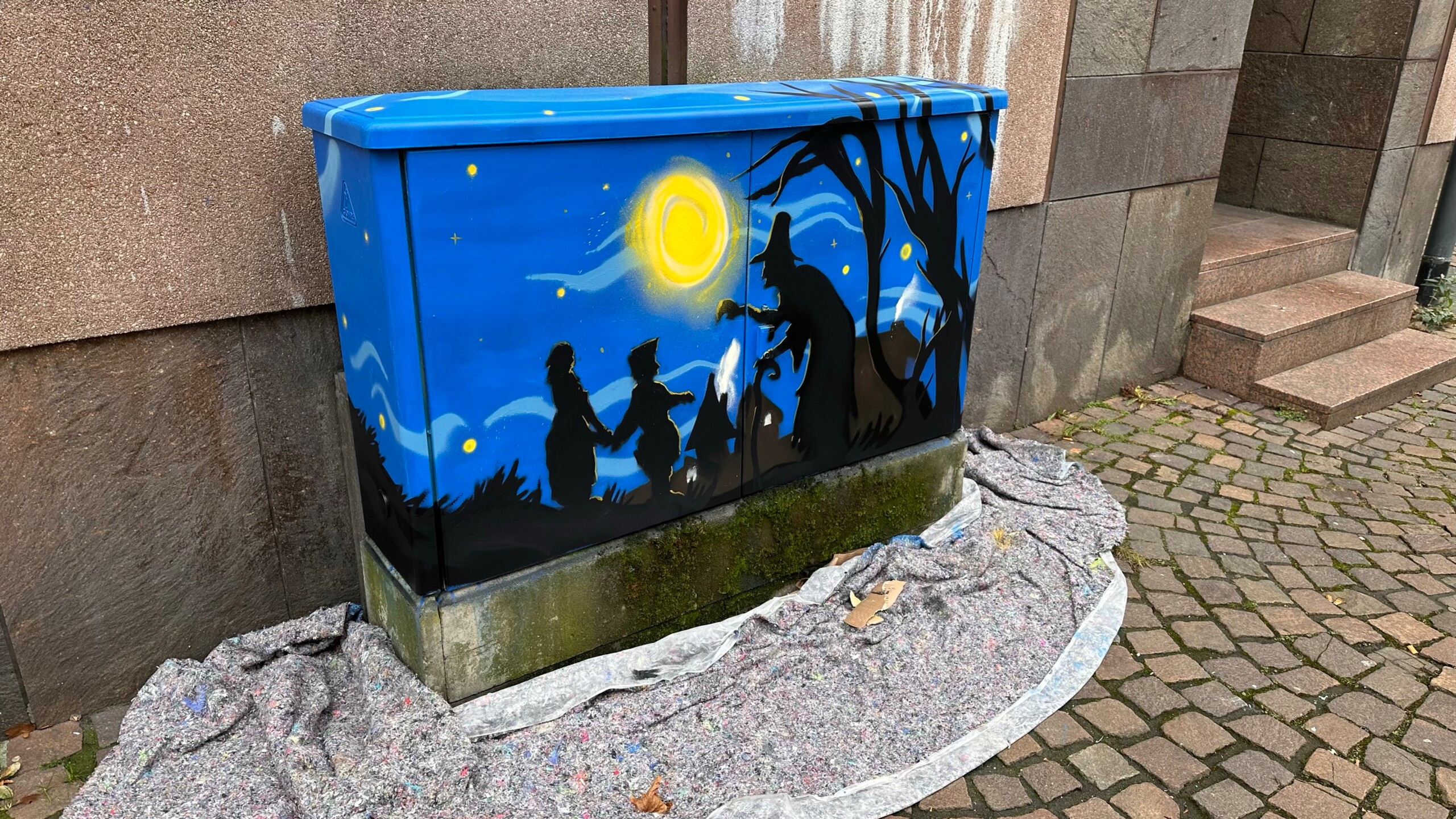 Bemalter Stromkasten in Siegburg