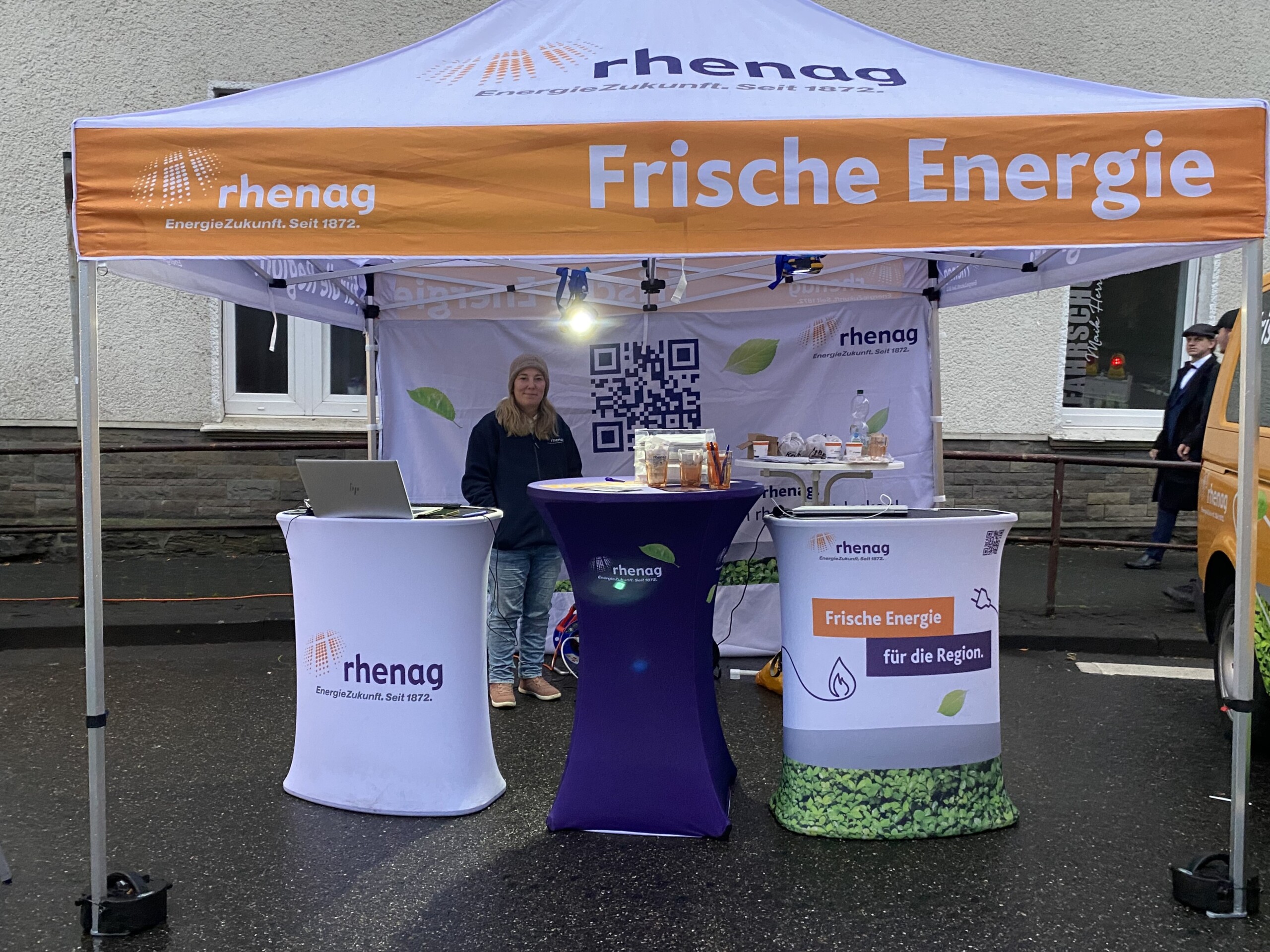 rhenag Energie Stand auf dem Kirchener Stadtfest