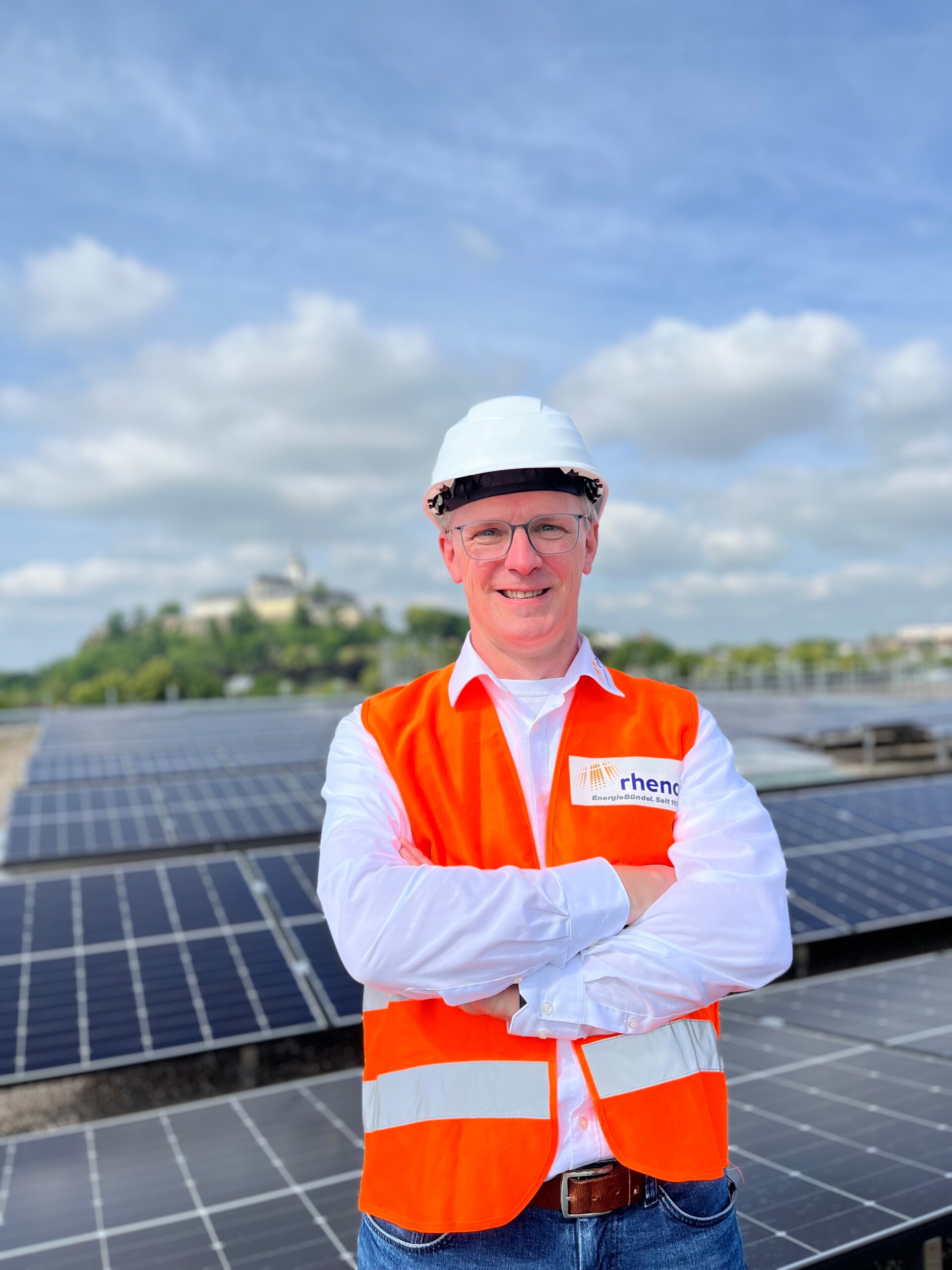 Thomas Beckers, Geschäftsfeldentwicklung im Bereich Energiedienstleistungen, insbesondere Photovoltaik, bei rhenag Energie