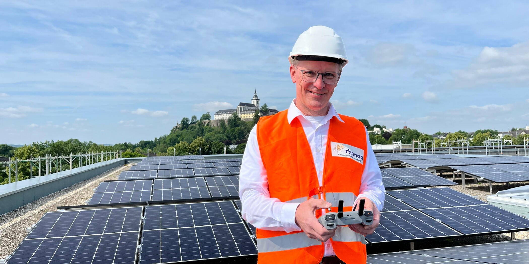 Thomas Beckers, Geschäftsfeldentwicklung im Bereich Energiedienstleistungen, insbesondere Photovoltaik, bei rhenag Energie