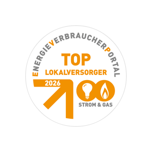 TOP Lokalversorger Siegel 2026 für Strom und Gas