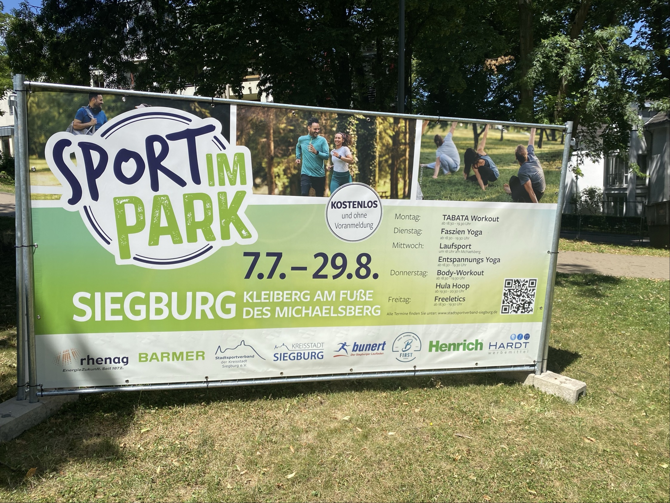 Sport im Park 3 Sport im Park 2025 am Fuße des Michaelsbergs