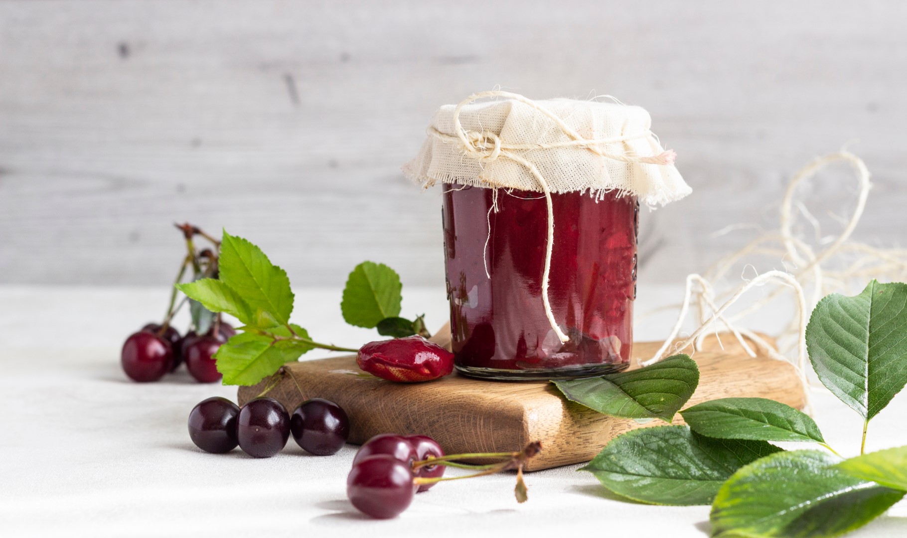 Einfaches Kirschmarmelade-Rezept